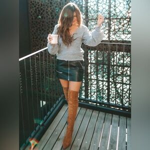 Goodnight Macaroon Tan Over the Knee Boots